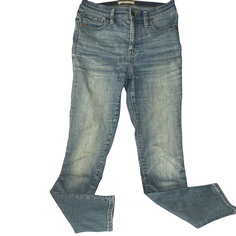 Madewell 9" Mid-Rise Skinny Jean 25. “Peasant Wash”, EUC